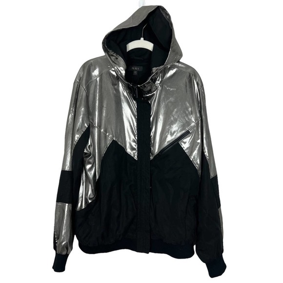 Alala Daze Jacket in Platinum Sz L Revolve Shopbop Lightweight Lined Hooded - Picture 3 of 12